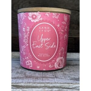 Sand + Fog Upper East Side Hand Poured, 3-Wick, 21 Oz Candle In Glass Jar
